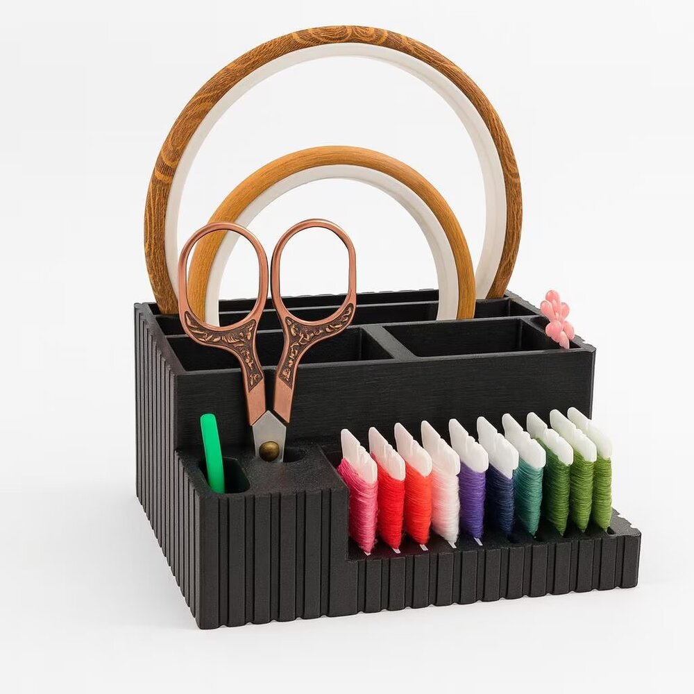 Embroidery Thread Organizer | Floss Bobbin Storage, Needlework Accessories